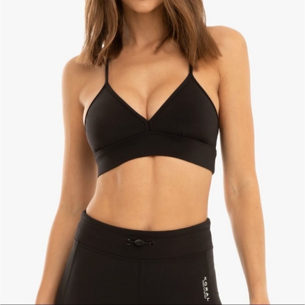 Koral Era Blackout Sports Bra Sz S